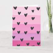 Heart-thema Design Waterverf Blank Note Kaart (Voorkant)