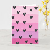 Heart-thema Design Waterverf Blank Note Kaart (Gele Bloem)