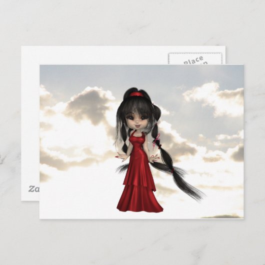 Heart Throb Briefkaart (Voorkant / Achterkant)