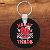 Heart Throb Groovy Valentine Toddler Men Boys Cute Sleutelhanger (Voorkant)