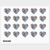 Heart Tile Art Stickers (Vel)