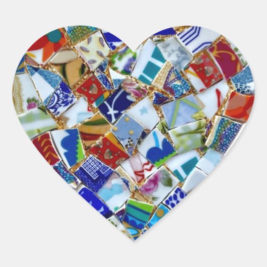 Heart Tile Art Stickers (Voorkant)