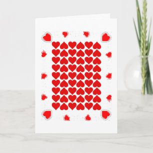 Heart Tiles and Balloons Card Feestdagen Kaart