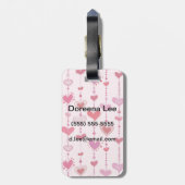 Heart Tiles Bagagelabel (Achterkant verticaal)