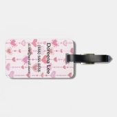 Heart Tiles Bagagelabel (Achterkant horizontaal)