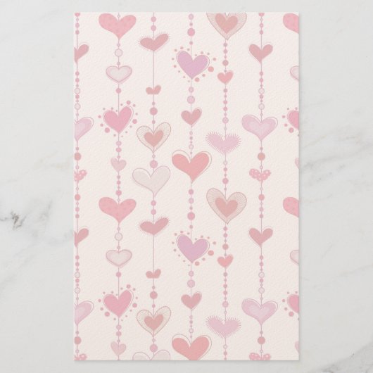 Heart Tiles Briefpapier (Voorkant)