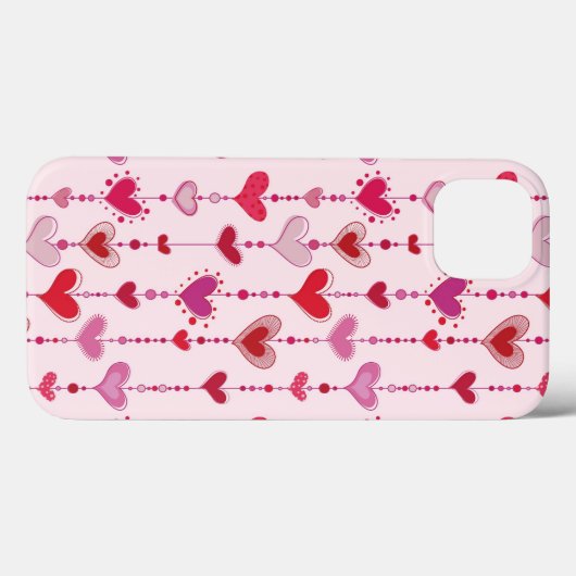 Heart Tiles Case-Mate iPhone Case (Achterkant (horizontaal))