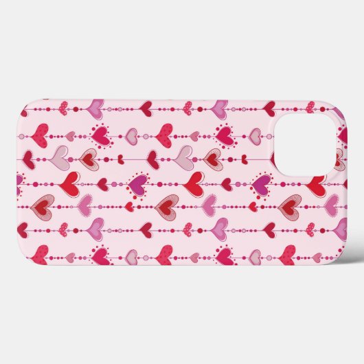 Heart Tiles Case-Mate iPhone Case (Achterkant (horizontaal))