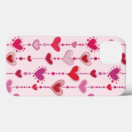 Heart Tiles Case-Mate iPhone Case (Achterkant (horizontaal))
