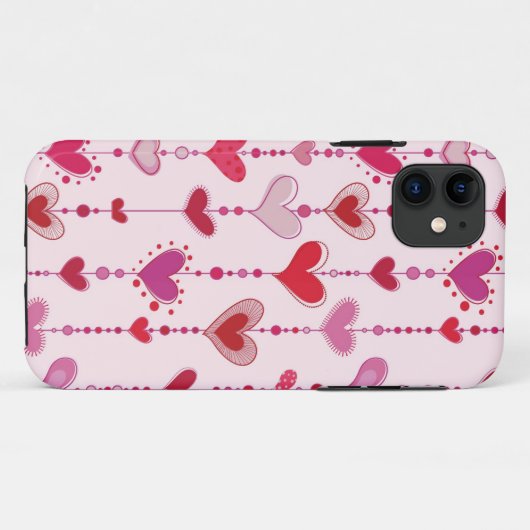 Heart Tiles Case-Mate iPhone Case (Achterkant (horizontaal))