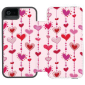 Heart Tiles Incipio iPhone Portemonnee Hoesje (Agenda Open)