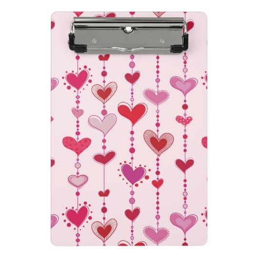 Heart Tiles Mini Klembord (Voorkant)