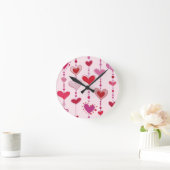 Heart Tiles Ronde Klok (Huis)
