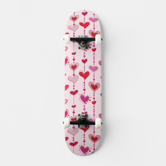 Heart Tiles Skateboard (Voorkant)