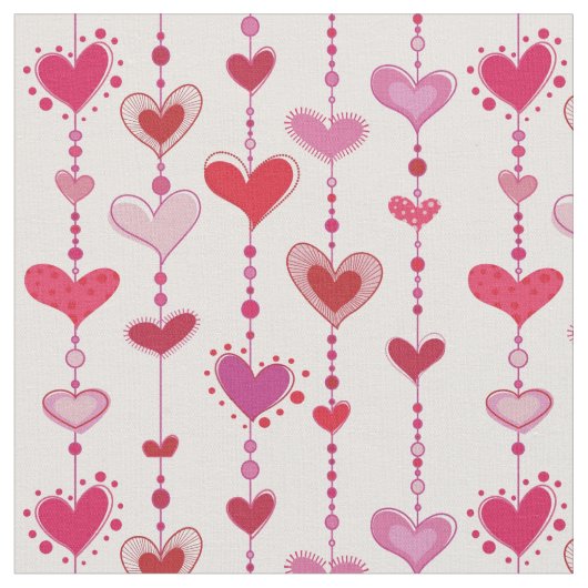 Heart Tiles Stof (Close Up)
