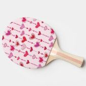 Heart Tiles Tafeltennisbatje (Zijkant)