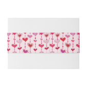 Heart Tiles Uitnodigingen Wikkel (Achterkant Voorbeeld)