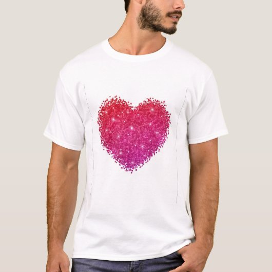 Heart to Heart: bijpassende T-shirts voor koppels (Voorkant)