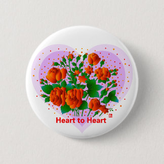 Heart To Heart Ronde Button 5,7 Cm