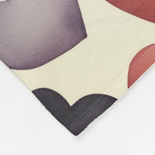 Heart to Hearts Fleece Blanket (Hoek)