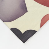 Heart to Hearts Fleece Blanket Deken (Hoek)