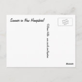 Heart Tomato Summer in New Hampshire Briefkaart (Achterkant)
