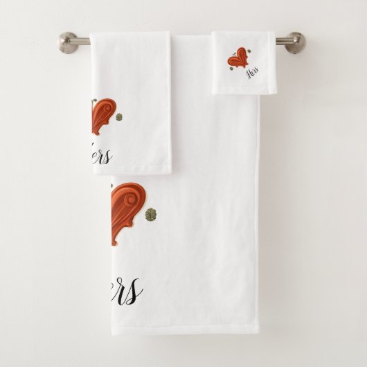 Heart Towel Bad Handdoek (Insitu)