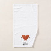 Heart Towel Bad Handdoek (Handdoek)