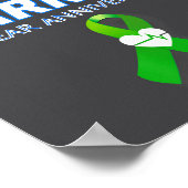 Heart Transplant 5 Year Anniversary Warrior Patien Poster (Hoek)