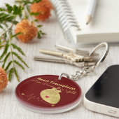 Heart Transplant kostbaarder dan goud Sleutelhanger (Voorkant Rechts)