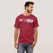 Heart Transplant Recipient Heartbeat Surgery T-shirt (Voorkant volledig)