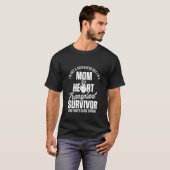 Heart Transplant Recipient Ma Hero Chirgery Surviv T-shirt (Voorkant volledig)
