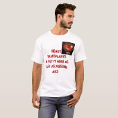 Heart Transplant Slogan T-shirt (Voorkant volledig)