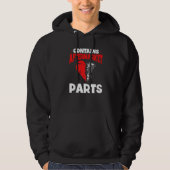 Heart Transplant Survivor Heart Bypass Open Heart Hoodie (Voorkant)
