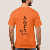 Heart transplant survivor T-Shirt (Achterkant)