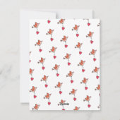 Heart Tree Illustrated Valentine Holiday Card Feestdagenkaart (Achterkant)