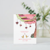 Heart Tree Valentijn Holiday Kaart (Staand voorkant)