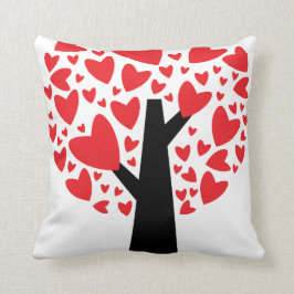 Heart Tree Valentijnsdag Pillow Kussen