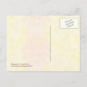 Heart Tree Waterverf Save the Date Briefkaarten (Achterkant)