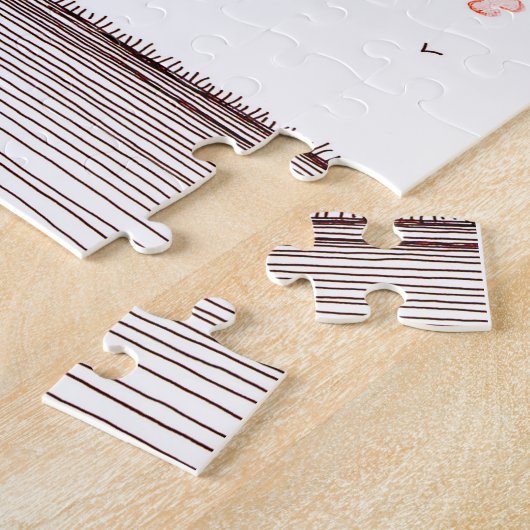 HEART TREE WITH SWING LEGPUZZEL (Zijkant)