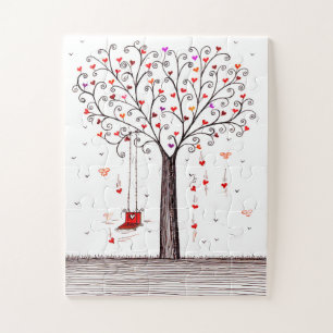 HEART TREE WITH SWING LEGPUZZEL