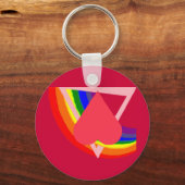 Heart Tri'Bo Inverted Sleutelhanger (Voorkant)