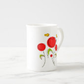 Heart Tulips Specialty-Mokken Porselein Kop (Voorkant rechts)