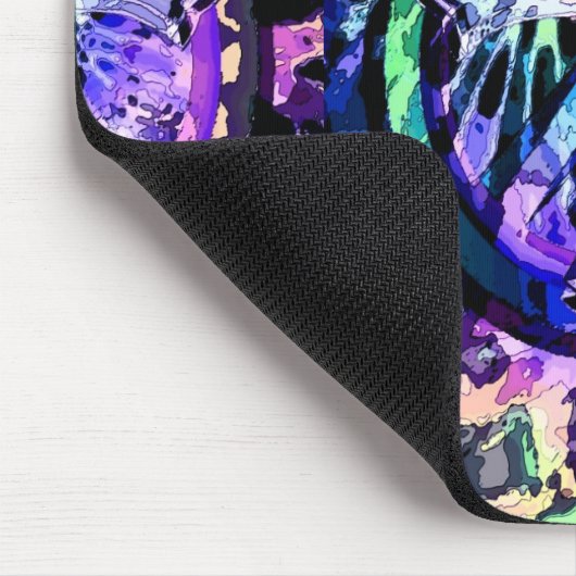 Heart Tye Dye Cross Muismat (Hoek)