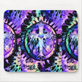 Heart Tye Dye Cross Muismat (Voorkant)