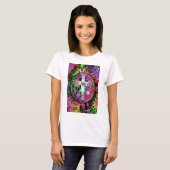 Heart Tye Dye Cross T-shirt (Voorkant volledig)