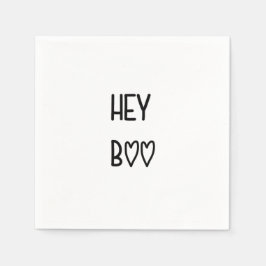 Heart Typography Hey Boo Servet