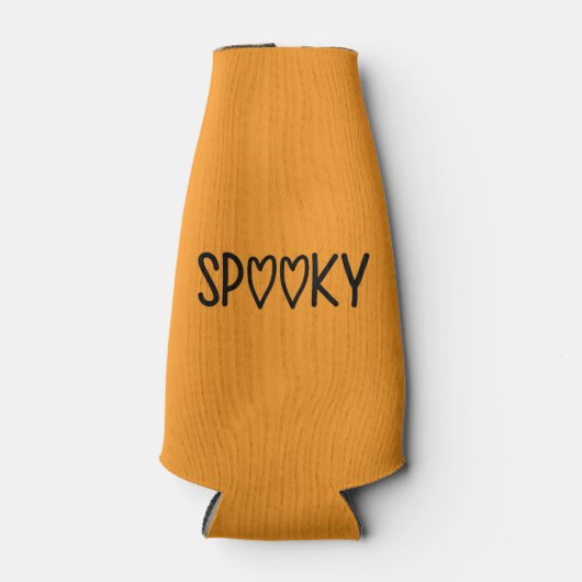 Heart Typography spooky Flesjeskoeler (Voorkant)