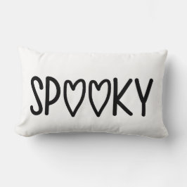 Heart Typography spooky Kussen
