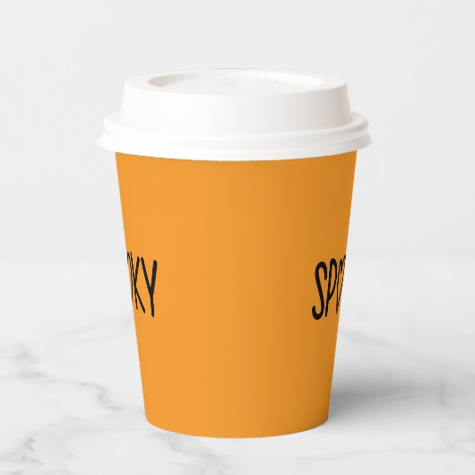 Heart Typography spooky Papieren Bekers (Links)